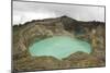 Multi-Coloured Crater Lakes at Summit of Kelimutu Volcano-Tony Waltham-Mounted Photographic Print