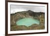 Multi-Coloured Crater Lakes at Summit of Kelimutu Volcano-Tony Waltham-Framed Photographic Print