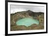 Multi-Coloured Crater Lakes at Summit of Kelimutu Volcano-Tony Waltham-Framed Photographic Print