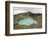 Multi-Coloured Crater Lakes at Summit of Kelimutu Volcano-Tony Waltham-Framed Photographic Print