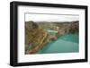 Multi-Coloured Crater Lakes at Summit of Kelimutu Volcano-Tony Waltham-Framed Photographic Print