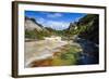 Multi Coloured Geothermal River in the Waimangu Volcanic Valley, North Island, New Zealand, Pacific-Michael Runkel-Framed Photographic Print
