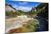 Multi Coloured Geothermal River in the Waimangu Volcanic Valley, North Island, New Zealand, Pacific-Michael Runkel-Mounted Photographic Print