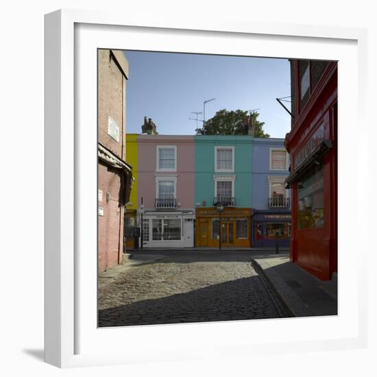 Multi Coloured Houses, Portobello Road, London-Richard Bryant-Framed Photographic Print