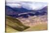 Multi Coloured Mountains, Humahuaca, Province of Jujuy, Argentina-Peter Groenendijk-Stretched Canvas