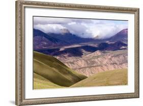 Multi Coloured Mountains, Humahuaca, Province of Jujuy, Argentina-Peter Groenendijk-Framed Photographic Print