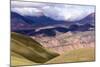 Multi Coloured Mountains, Humahuaca, Province of Jujuy, Argentina-Peter Groenendijk-Mounted Photographic Print