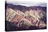 Multi Coloured Mountains, Humahuaca, Province of Jujuy, Argentina-Peter Groenendijk-Stretched Canvas