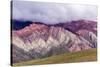 Multi Coloured Mountains, Humahuaca, Province of Jujuy, Argentina-Peter Groenendijk-Stretched Canvas