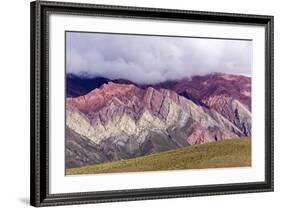 Multi Coloured Mountains, Humahuaca, Province of Jujuy, Argentina-Peter Groenendijk-Framed Photographic Print