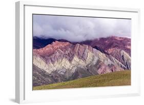 Multi Coloured Mountains, Humahuaca, Province of Jujuy, Argentina-Peter Groenendijk-Framed Photographic Print