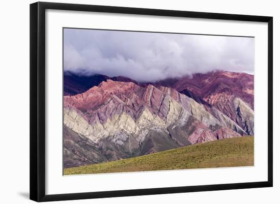 Multi Coloured Mountains, Humahuaca, Province of Jujuy, Argentina-Peter Groenendijk-Framed Photographic Print