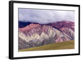 Multi Coloured Mountains, Humahuaca, Province of Jujuy, Argentina-Peter Groenendijk-Framed Photographic Print