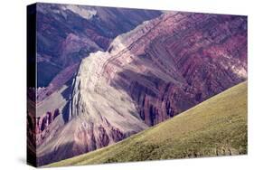 Multi Coloured Mountains, Humahuaca, Province of Jujuy, Argentina-Peter Groenendijk-Stretched Canvas