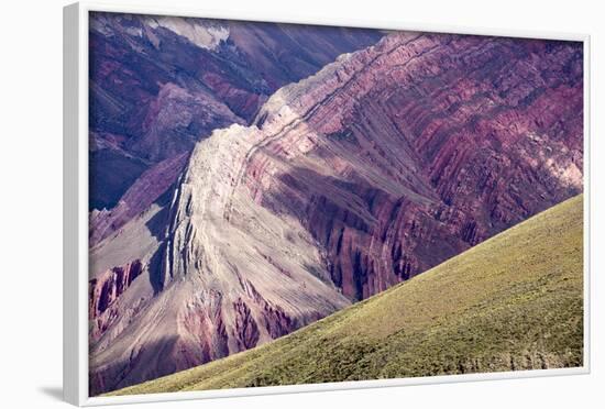 Multi Coloured Mountains, Humahuaca, Province of Jujuy, Argentina-Peter Groenendijk-Framed Photographic Print