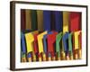 Multi Coloured Spades on Sale at a Beach Shop on the Planche, Deauville, Calvados, Normandy, France-David Hughes-Framed Photographic Print