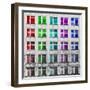 Multi-coloured Windows  2020  (photograph-Ant Smith-Framed Photographic Print