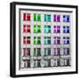 Multi-coloured Windows  2020  (photograph-Ant Smith-Framed Photographic Print