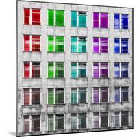 Multi-coloured Windows  2020  (photograph-Ant Smith-Mounted Photographic Print