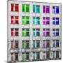 Multi-coloured Windows  2020  (photograph-Ant Smith-Mounted Photographic Print