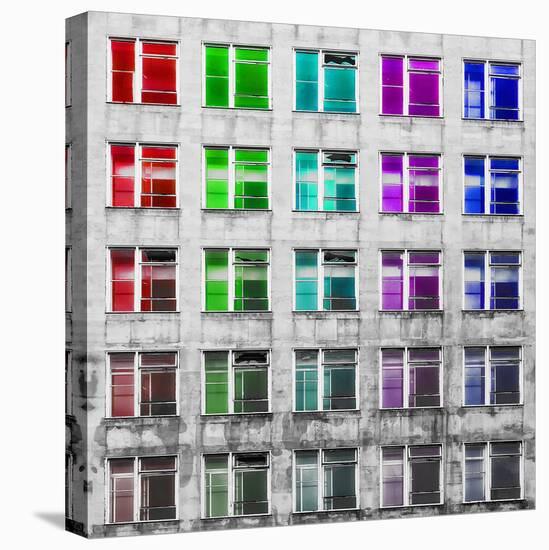 Multi-coloured Windows  2020  (photograph-Ant Smith-Stretched Canvas