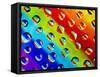 Multi-Coloured-Adrian Campfield-Framed Stretched Canvas