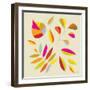 Multi Leaves - 4 Seasons-Dominique Vari-Framed Art Print