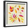 Multi Leaves - 4 Seasons-Dominique Vari-Framed Art Print