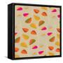 Multi Leaves - Pattern-Dominique Vari-Framed Stretched Canvas