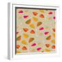 Multi Leaves - Pattern-Dominique Vari-Framed Art Print