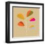 Multi Leaves - Solo-Dominique Vari-Framed Art Print