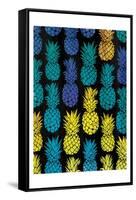 Multi Pineapples-OnRei-Framed Stretched Canvas