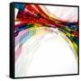 Multicolor Abstract Bright Background. Elements For Design-OlgaYakovenko-Framed Stretched Canvas