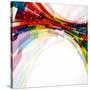 Multicolor Abstract Bright Background. Elements For Design-OlgaYakovenko-Stretched Canvas