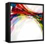 Multicolor Abstract Bright Background. Elements For Design-OlgaYakovenko-Framed Stretched Canvas