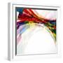 Multicolor Abstract Bright Background. Elements For Design-OlgaYakovenko-Framed Art Print