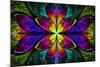 Multicolor Beautiful Fractal Pattern-velirina-Mounted Art Print