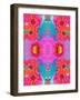 Multicolor Blossom Design from Zinnia, Gerber Daisy and Texture, Photographic Layer Work-Alaya Gadeh-Framed Photographic Print