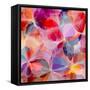 Multicolored Background Watercolor Painting-epic44-Framed Stretched Canvas