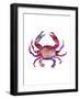 Multicolored Crab-Edward Selkirk-Framed Art Print