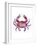 Multicolored Crab-Edward Selkirk-Framed Art Print