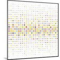 Multicolored Dot Background-katritch-Mounted Art Print