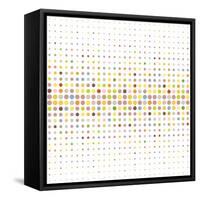 Multicolored Dot Background-katritch-Framed Stretched Canvas