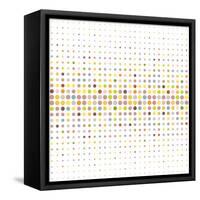 Multicolored Dot Background-katritch-Framed Stretched Canvas