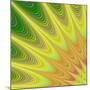 Multicolored Fractal Digital Art Design-David Zydd-Mounted Art Print