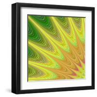 Multicolored Fractal Digital Art Design-David Zydd-Framed Art Print