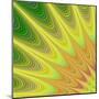 Multicolored Fractal Digital Art Design-David Zydd-Mounted Art Print