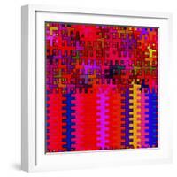 Multicolored  Interlock-Ruth Palmer-Framed Art Print