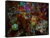 Multicolored Kaleidoscope Abstract Background-Zurbagan-Framed Stretched Canvas