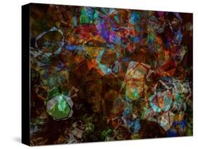 Multicolored Kaleidoscope Abstract Background-Zurbagan-Stretched Canvas